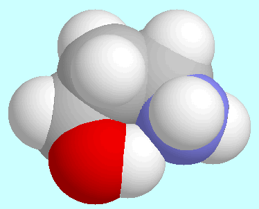 (3-Aminopropanol mit Wasserstoffbruecke)
